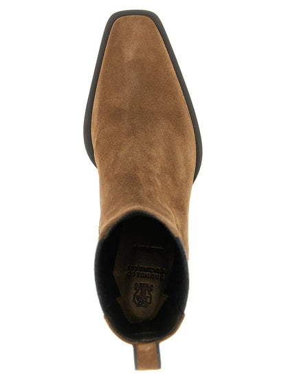 Brunello Cucinelli Brown Calfskin Chelsea Boots EU40/US10