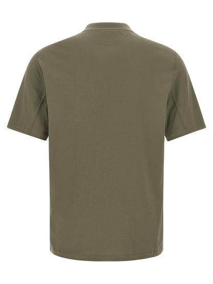 Brunello Cucinelli Bicolor Cotton T-Shirt - XS