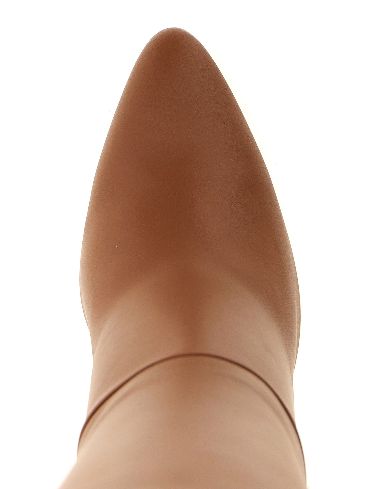 Valentino Garavani Brown Calfskin Over The Knee Boots