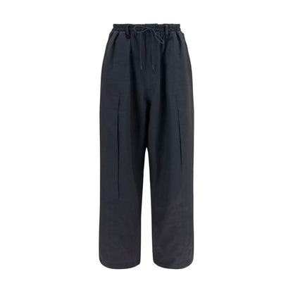 Y-3 Black Polyester Joggers (Workout Pants)
