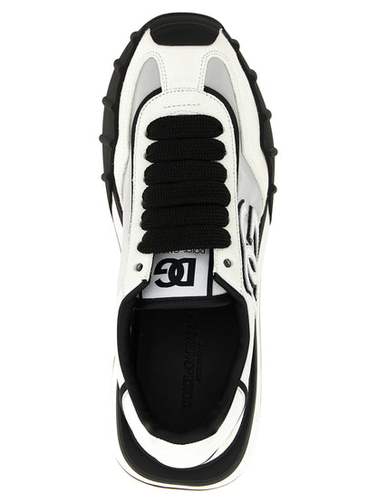 Dolce & Gabbana Bicolor Polyamide Athletic Sneakers