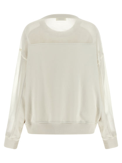 Brunello Cucinelli White Cotton Sweatshirt