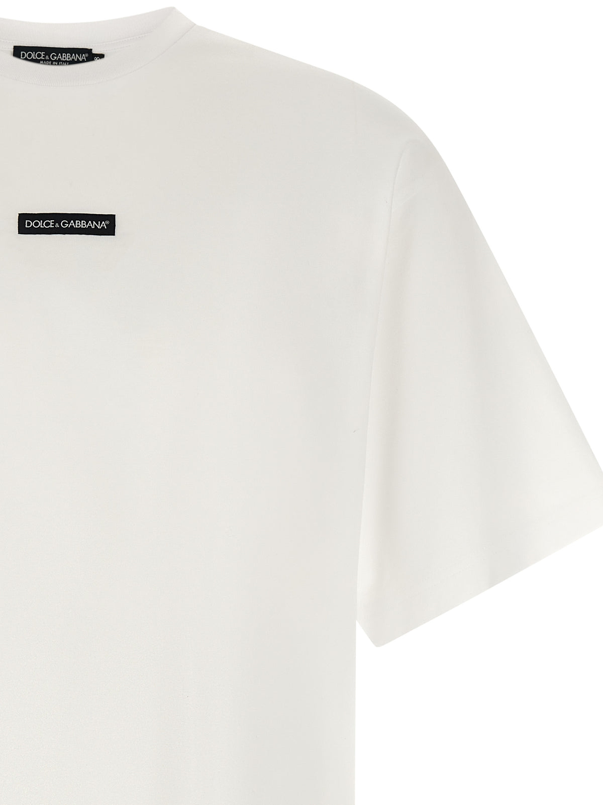 Dolce & Gabbana White Cotton T-Shirt