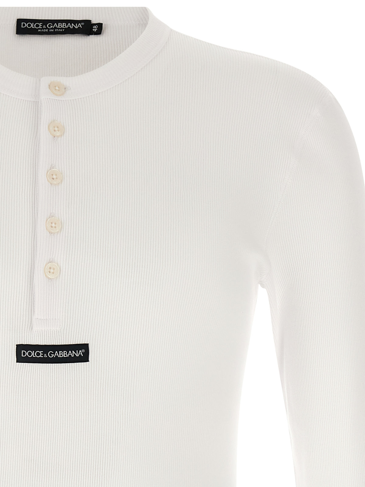 Dolce & Gabbana White Cotton T-Shirt