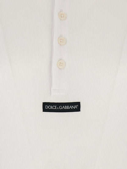 Dolce & Gabbana White Cotton T-Shirt