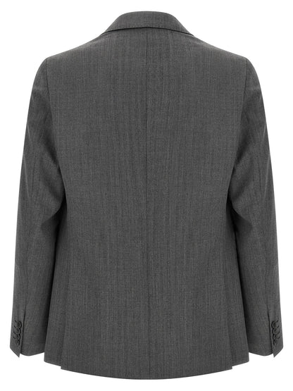 Pal Zileri Gray Wool Suit