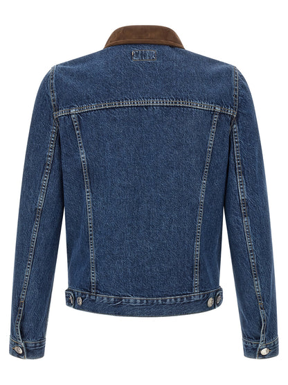 Brunello Cucinelli Blue Cotton Denim Jacket