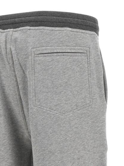 Brunello Cucinelli Gray Cotton Bermuda Shorts