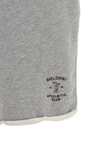 Brunello Cucinelli Gray Cotton Bermuda Shorts