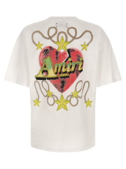 Amiri White Cotton T-Shirt