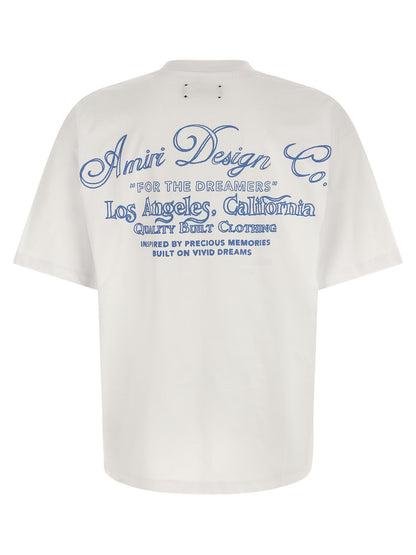Amiri White Cotton T-Shirt