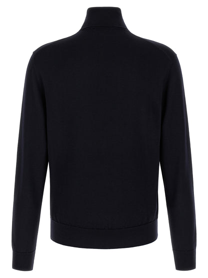 Dolce & Gabbana Blue Virgin Wool Cardigan
