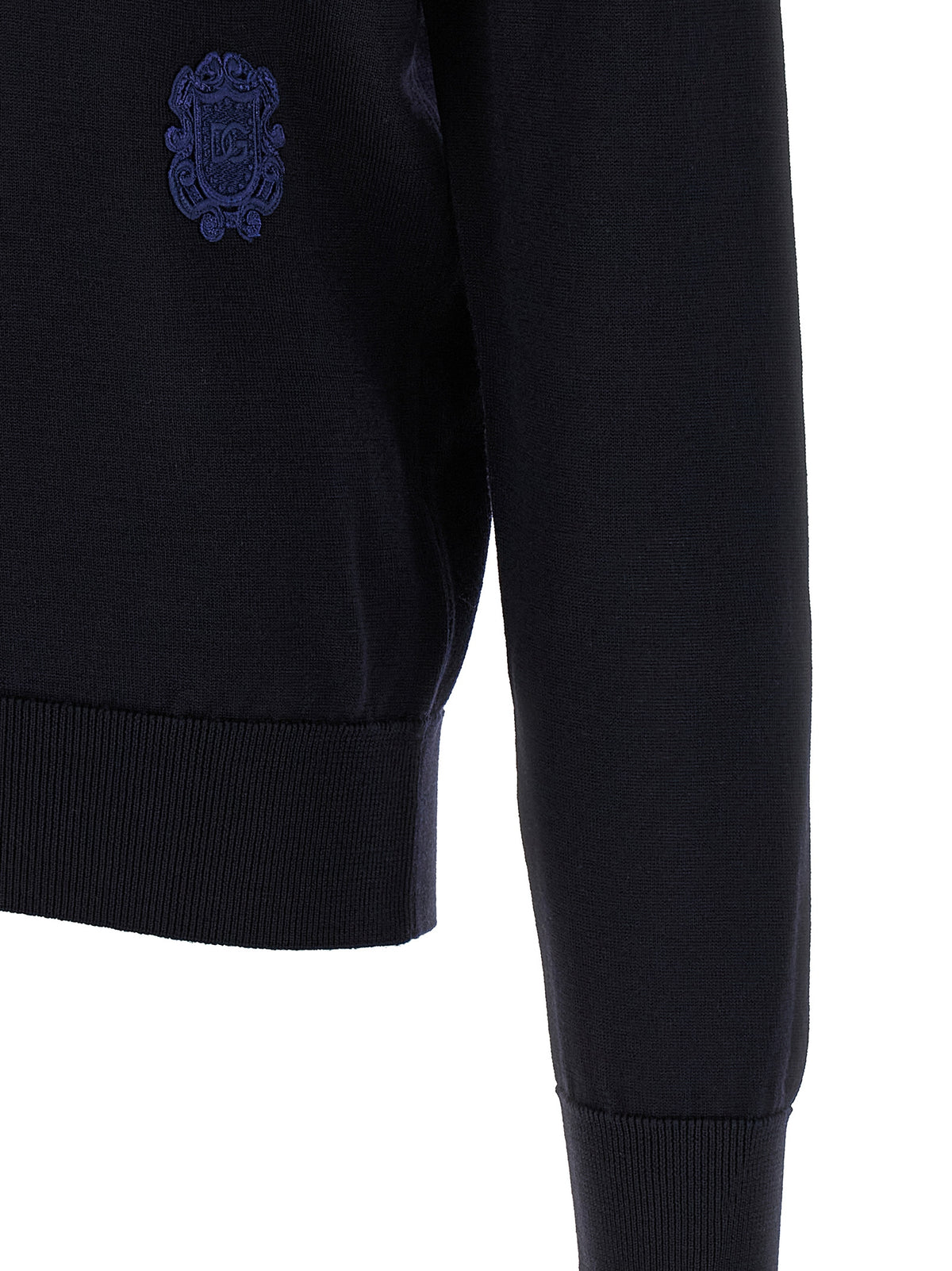 Dolce & Gabbana Blue Virgin Wool Cardigan