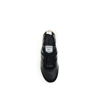 Chloé Black Goatskin Athletic Sneakers