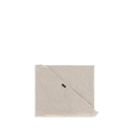 Brunello Cucinelli Beige Cashmere Scarf 125 x 60 cm