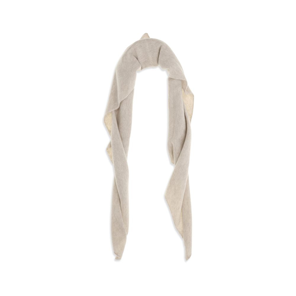 Brunello Cucinelli Beige Cashmere Scarf 125 x 60 cm