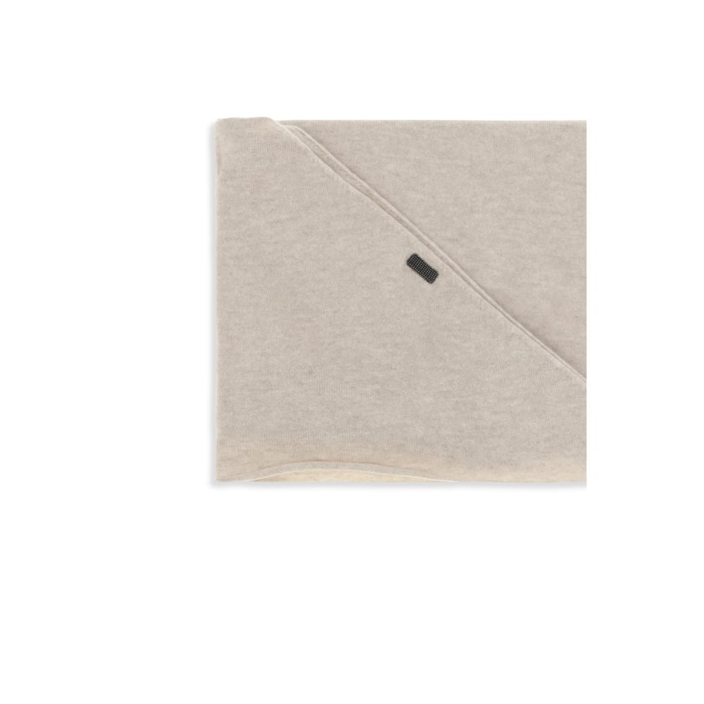 Brunello Cucinelli Beige Cashmere Scarf 125 x 60 cm