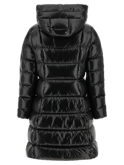 Moncler Black Polyamide Full-Length Jacket