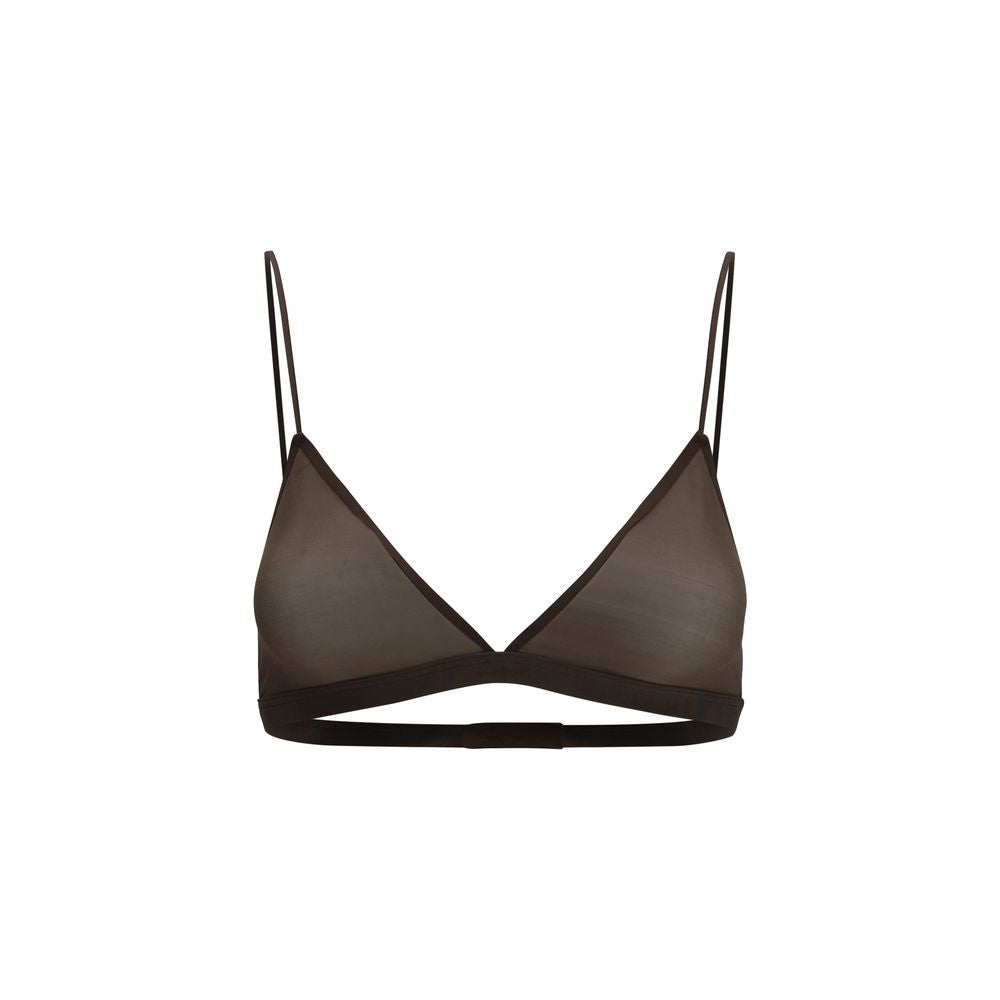 Calvin Klein Brown Nylon Bra - Ruby Triangle Bra