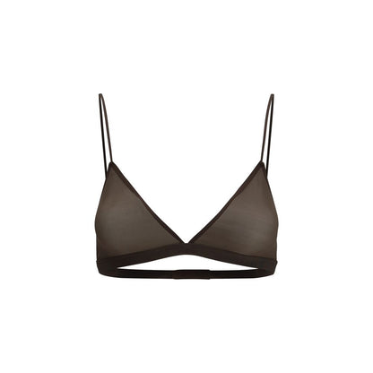 Calvin Klein Brown Nylon Bra - Ruby Triangle Bra