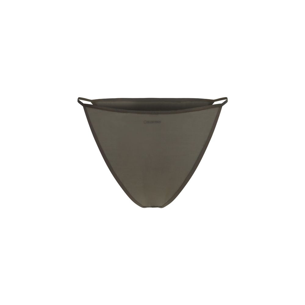 Calvin Klein Gray Nylon Pantie - The Jessica Thong