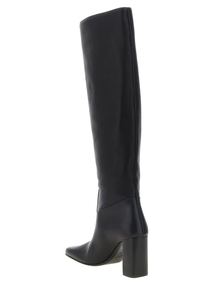 Khaite Black Calfskin Over The Knee