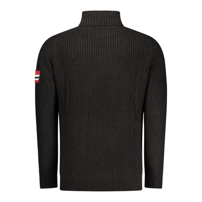 Norway 1963 Black Acrylic Men Sweater