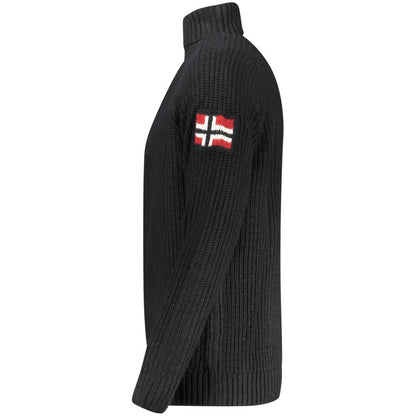Norway 1963 Blue Wool Men Sweater