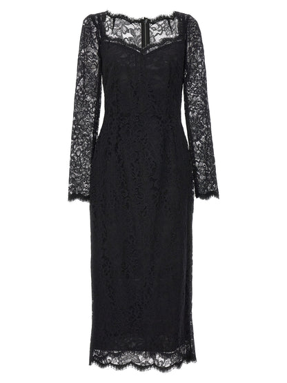 Dolce & Gabbana Black Polyamide Casual Dress