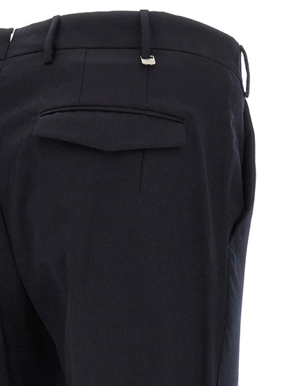 PT Torino Blue Virgin Wool Dress Pants