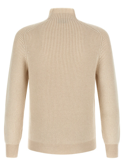 Brunello Cucinelli Beige Cashmere Cardigan