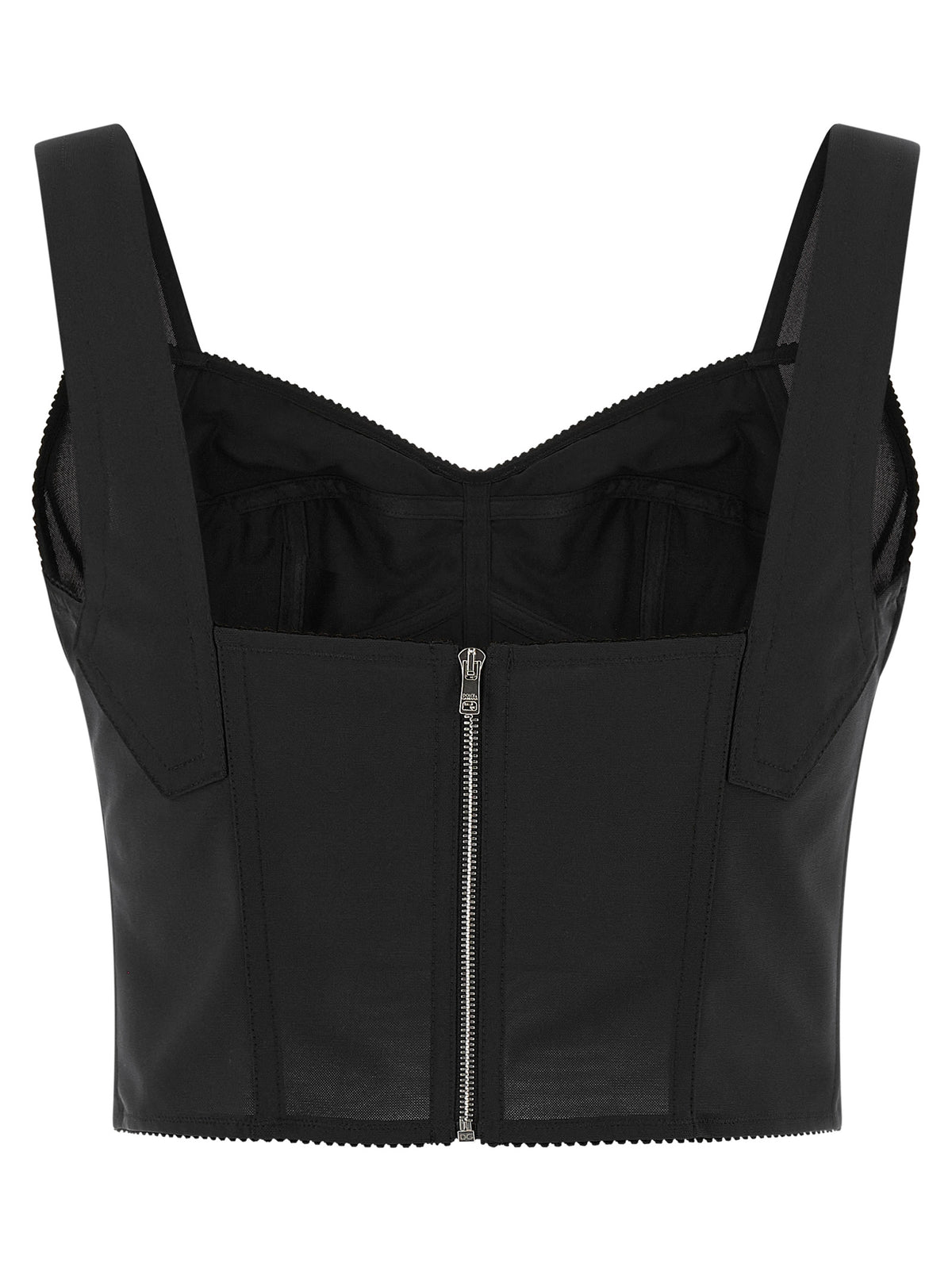Dolce & Gabbana Black Polyamide Tank Top