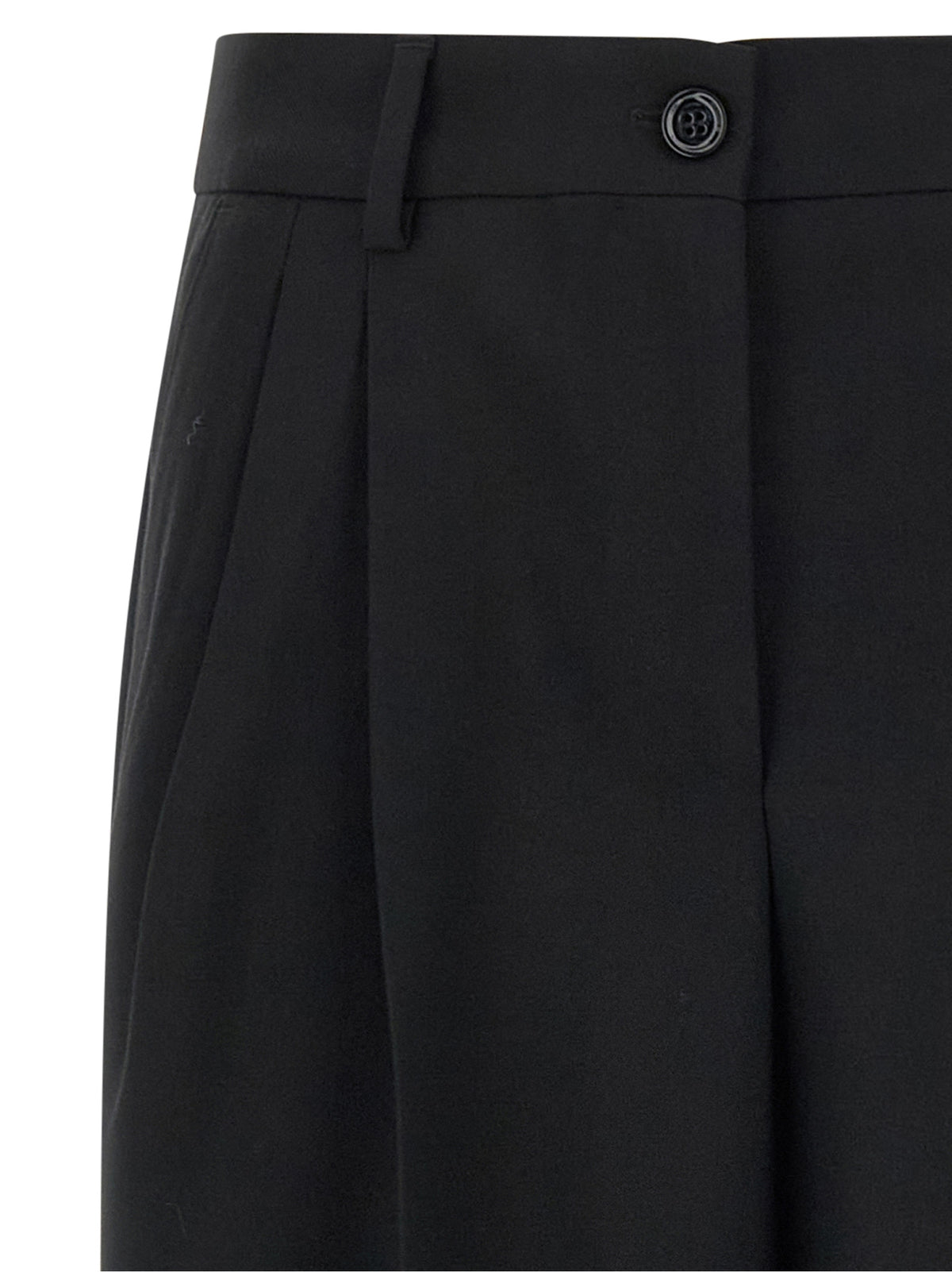 Dolce & Gabbana Black Virgin Wool Dress Pants IT38 IT40 IT42
