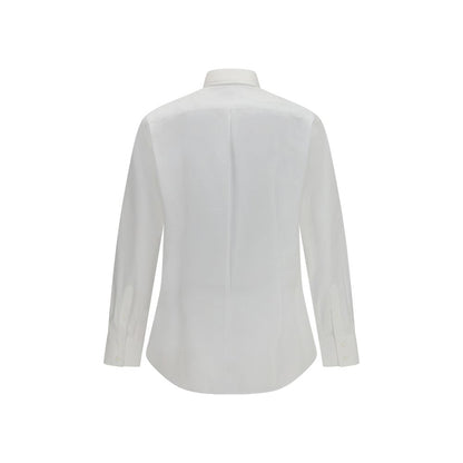 Brunello Cucinelli White Cotton Dress Shirt - XL