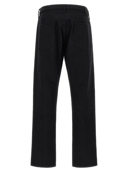 Tom Ford Black Cotton Straight-Leg Jeans