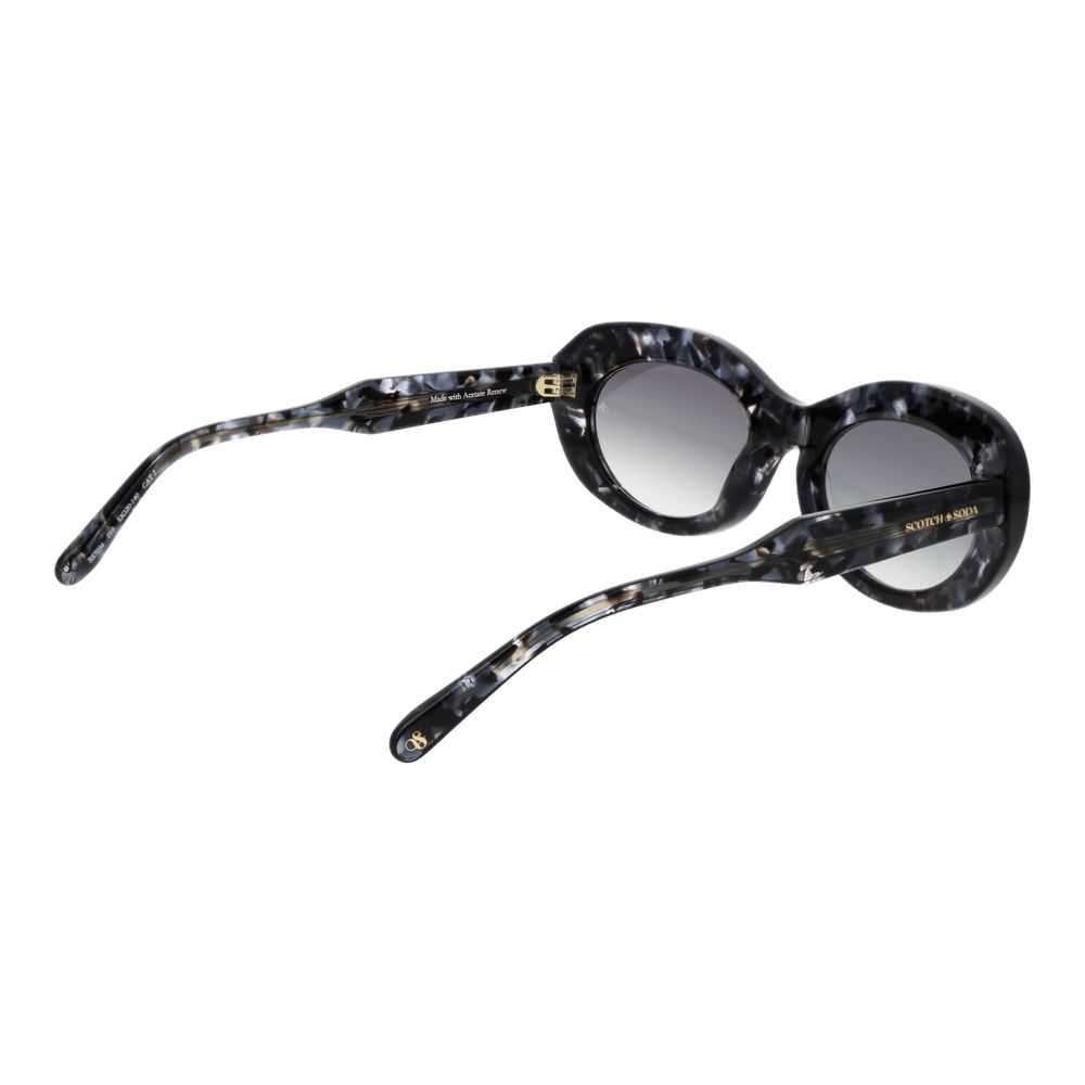 Scotch & Soda Black Acetate Sunglasses