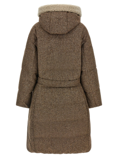 Brunello Cucinelli Brown Virgin Wool Coat
