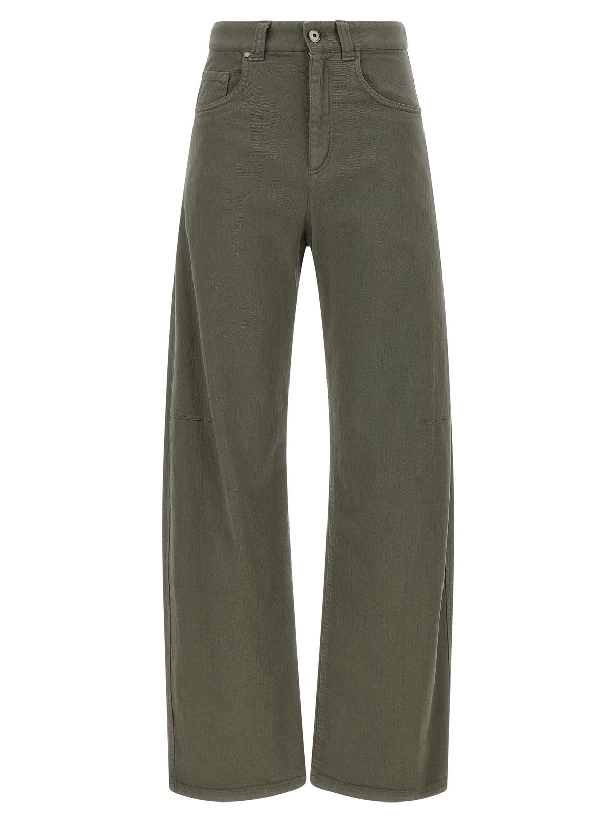 Brunello Cucinelli Bicolor Cotton Jeans Denim - Green IT38