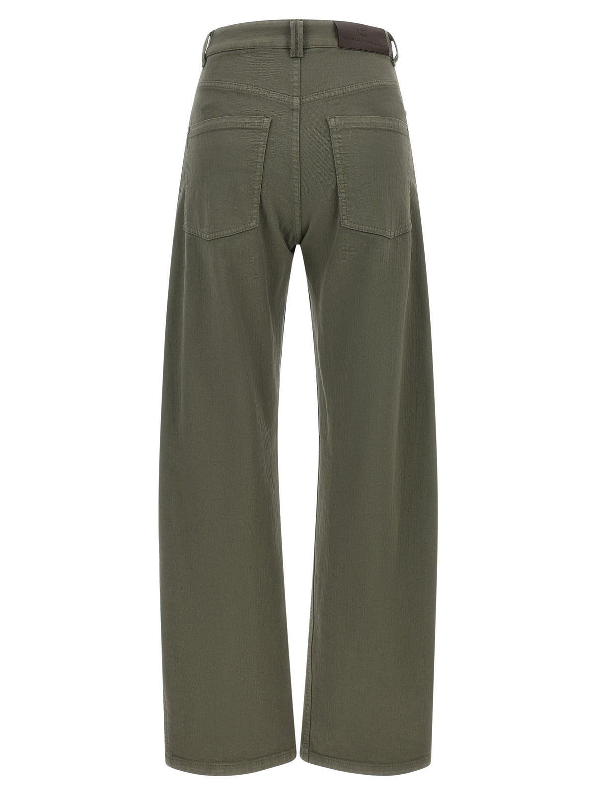 Brunello Cucinelli Bicolor Cotton Jeans Denim - Green IT38