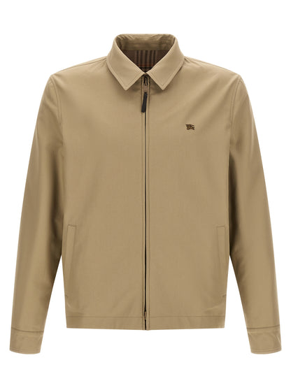 Burberry Beige Wool Full-Length Jacket