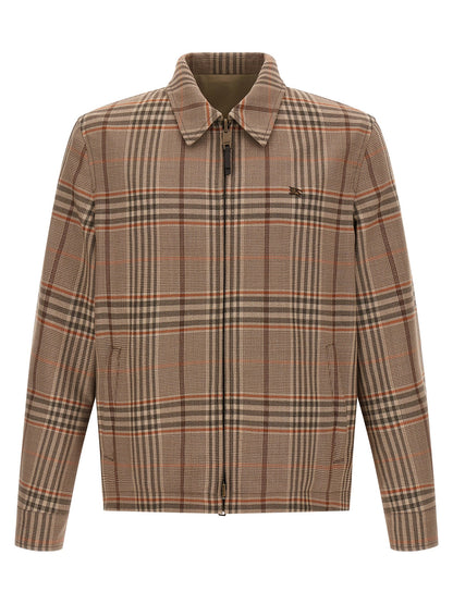 Burberry Beige Wool Full-Length Jacket