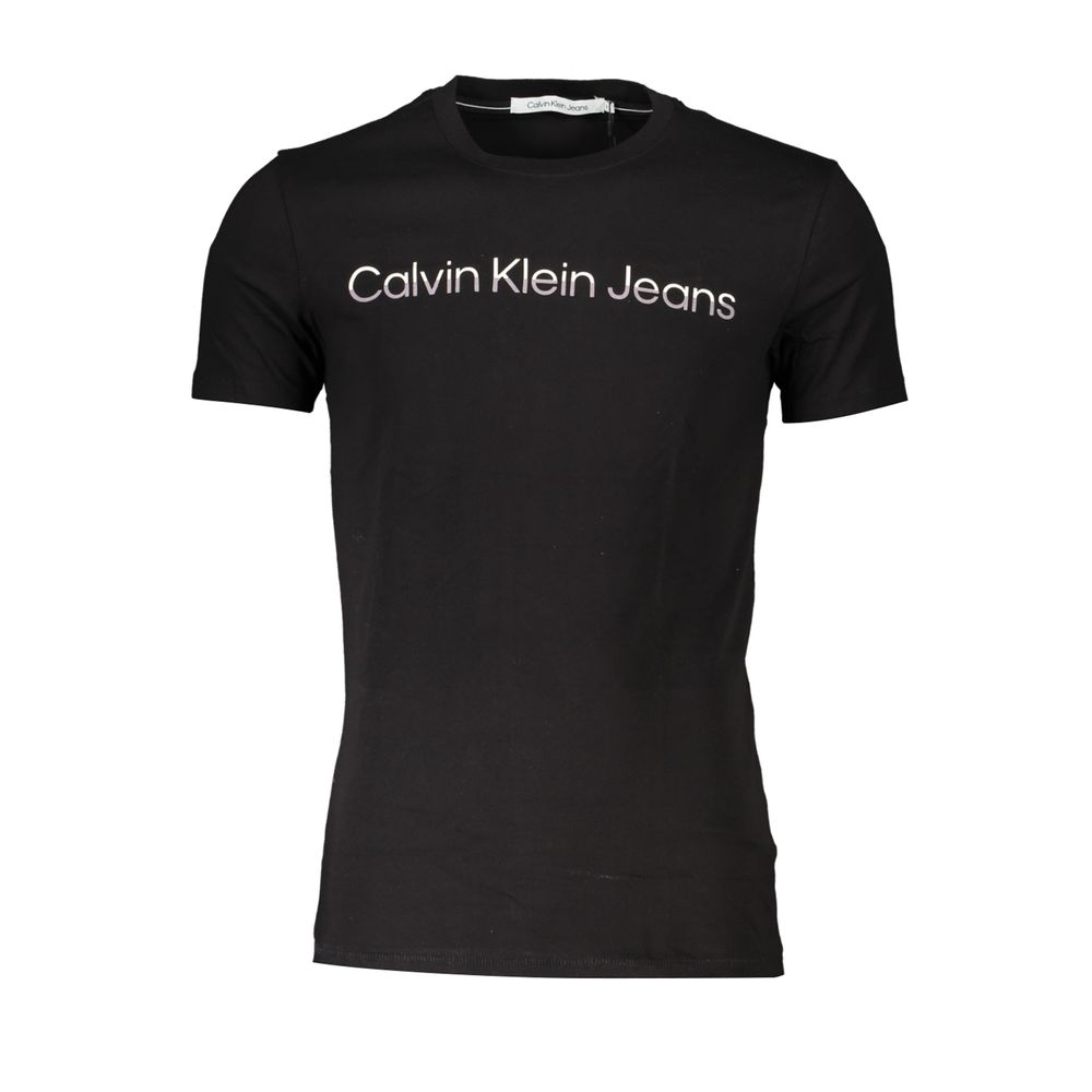 Calvin Klein Black Cotton Mens T-shirt