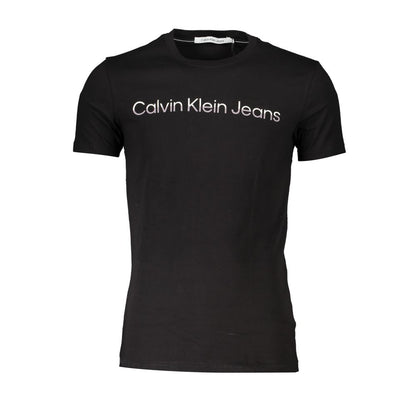 Calvin Klein Black Cotton Mens T-shirt