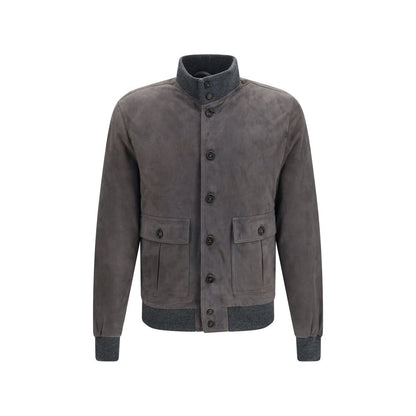 Valstar Brown Calf Leather Bos Taurus Bomber