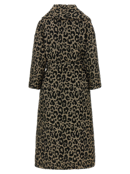 Herno Black Acetate Coat