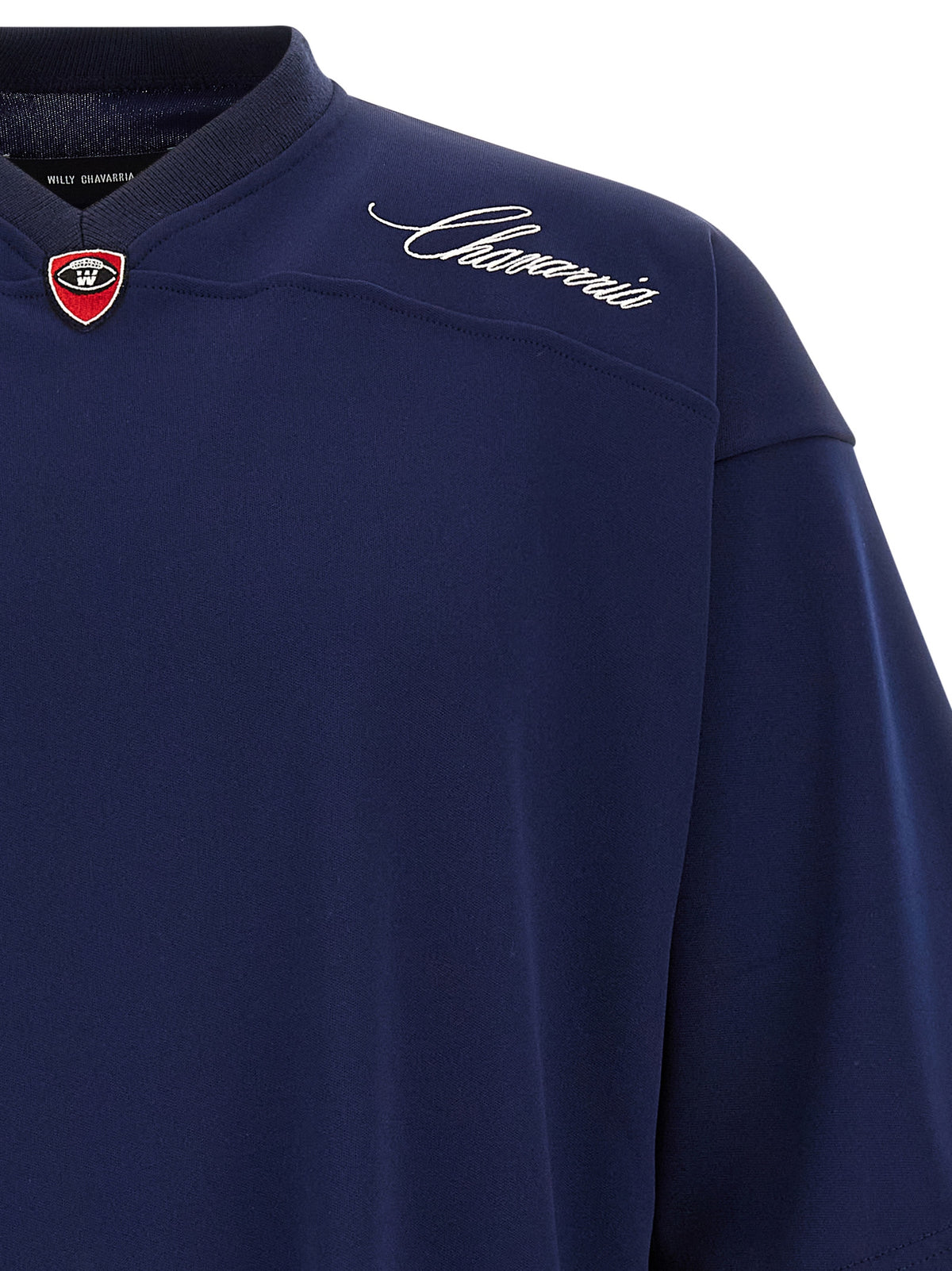 WILLY CHAVARRIA Blue Polyester Sportswear