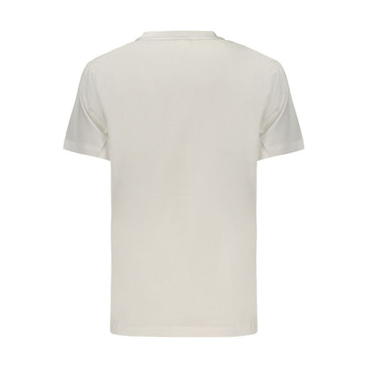Desigual White Cotton T-Shirt
