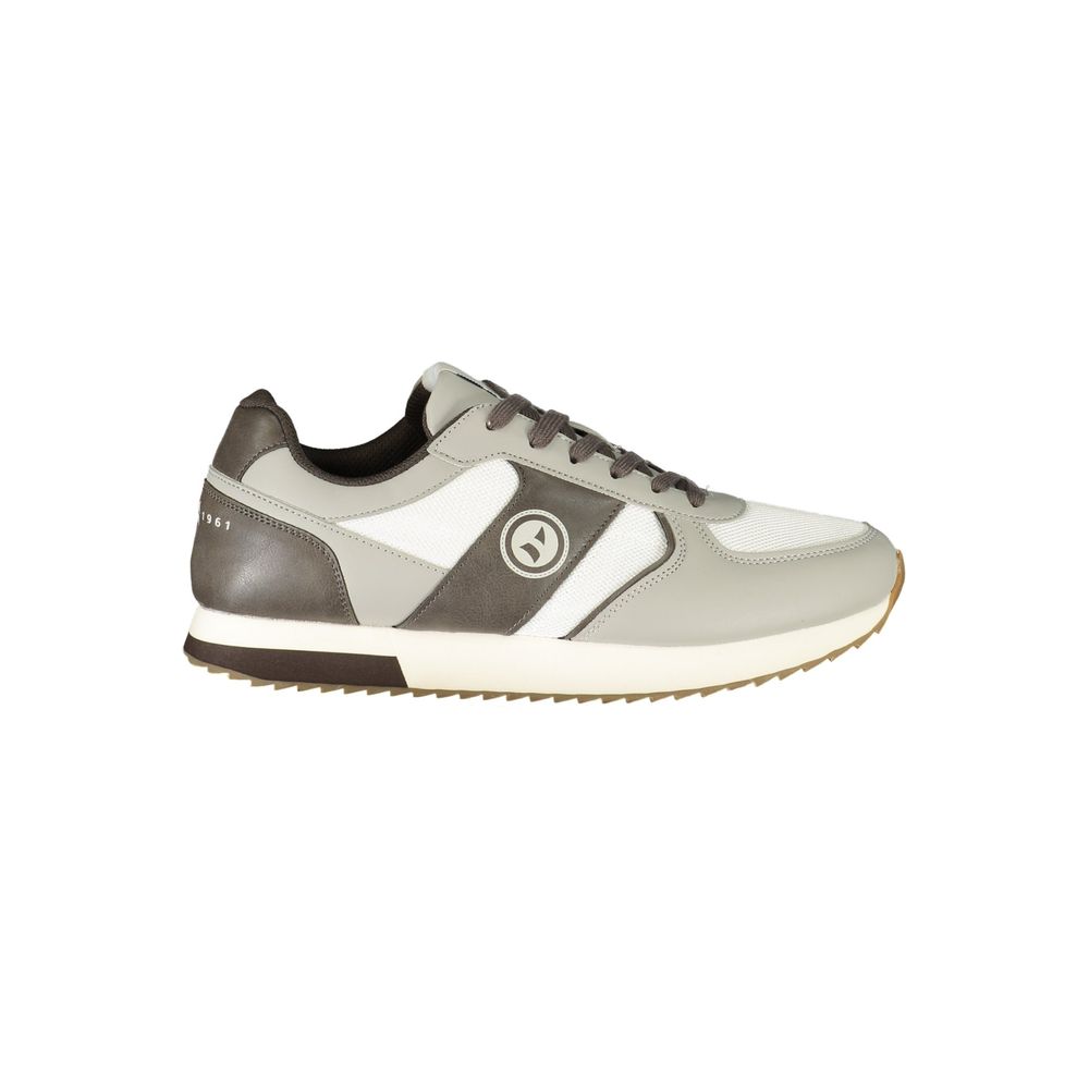 Navigare White Polyester Men's Sneaker