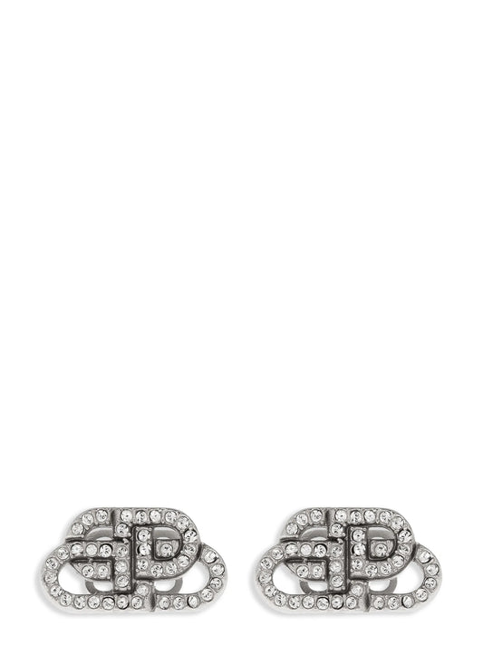 Balenciaga Silver Brass Earrings