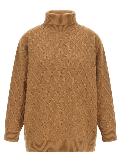 Max Mara Beige Wool Cardigan
